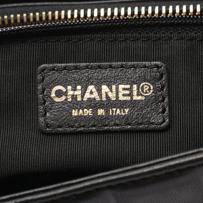 チョコバー ショルダーバッグ トートバッグ ラムスキン ブラック ゴールド金具 シャネル バッグ CHANEL
