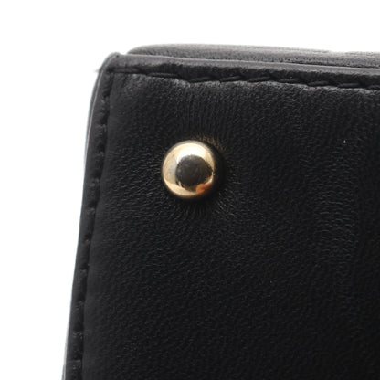 チョコバー ショルダーバッグ トートバッグ ラムスキン ブラック ゴールド金具 シャネル バッグ CHANEL