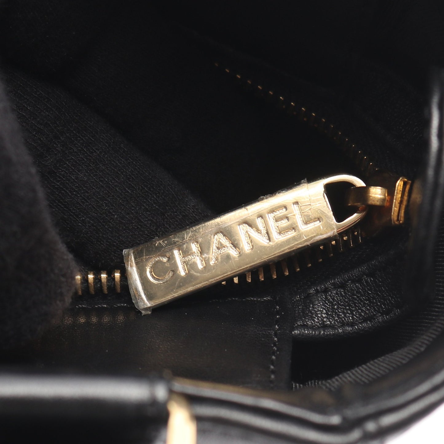 チョコバー ショルダーバッグ トートバッグ ラムスキン ブラック ゴールド金具 シャネル バッグ CHANEL