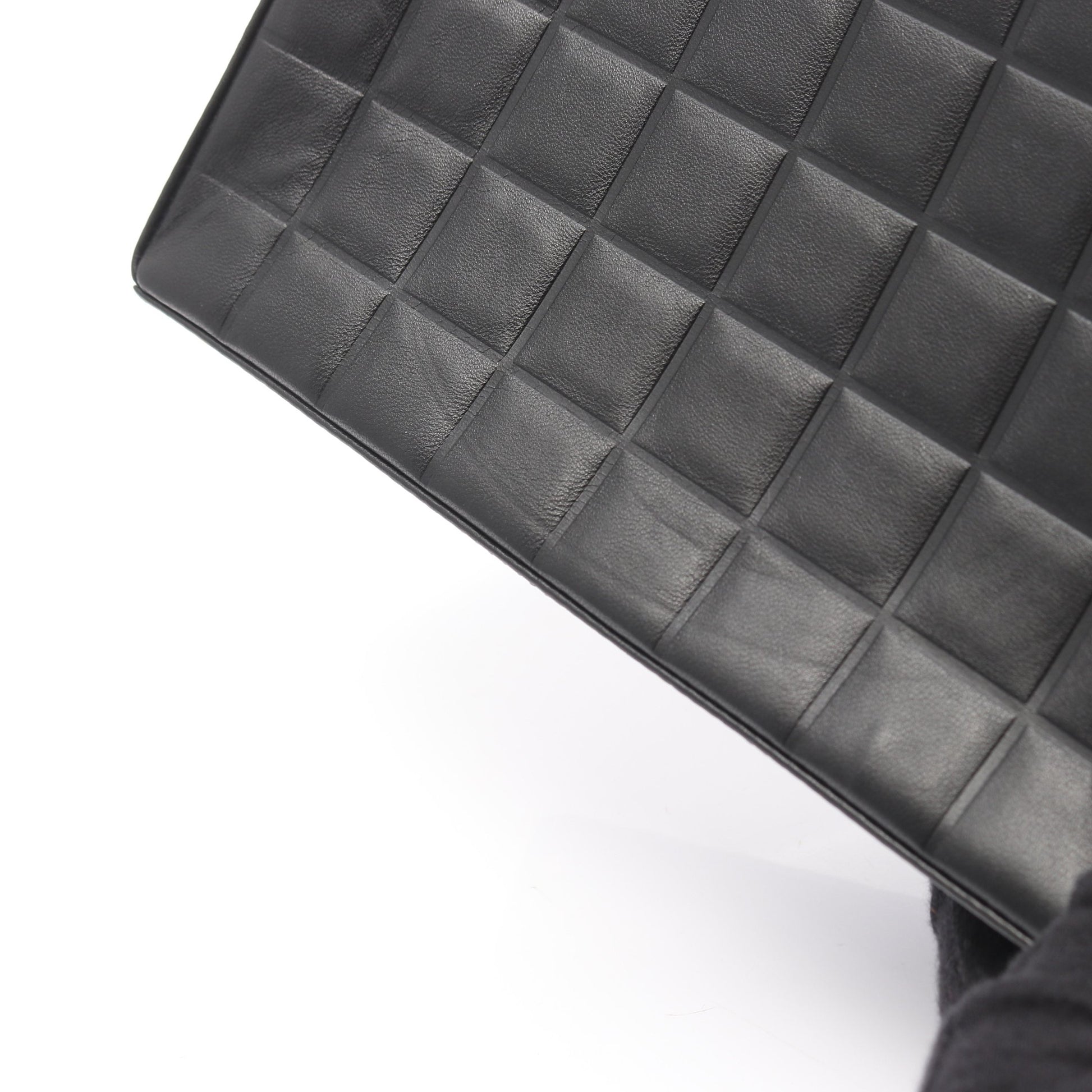 チョコバー ショルダーバッグ トートバッグ ラムスキン ブラック ゴールド金具 シャネル バッグ CHANEL