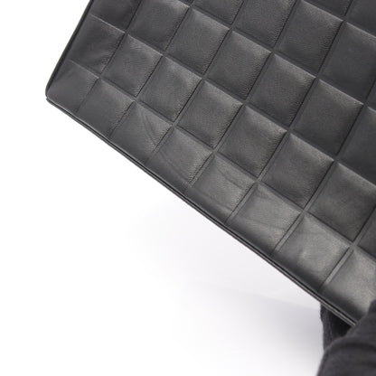 チョコバー ショルダーバッグ トートバッグ ラムスキン ブラック ゴールド金具 シャネル バッグ CHANEL