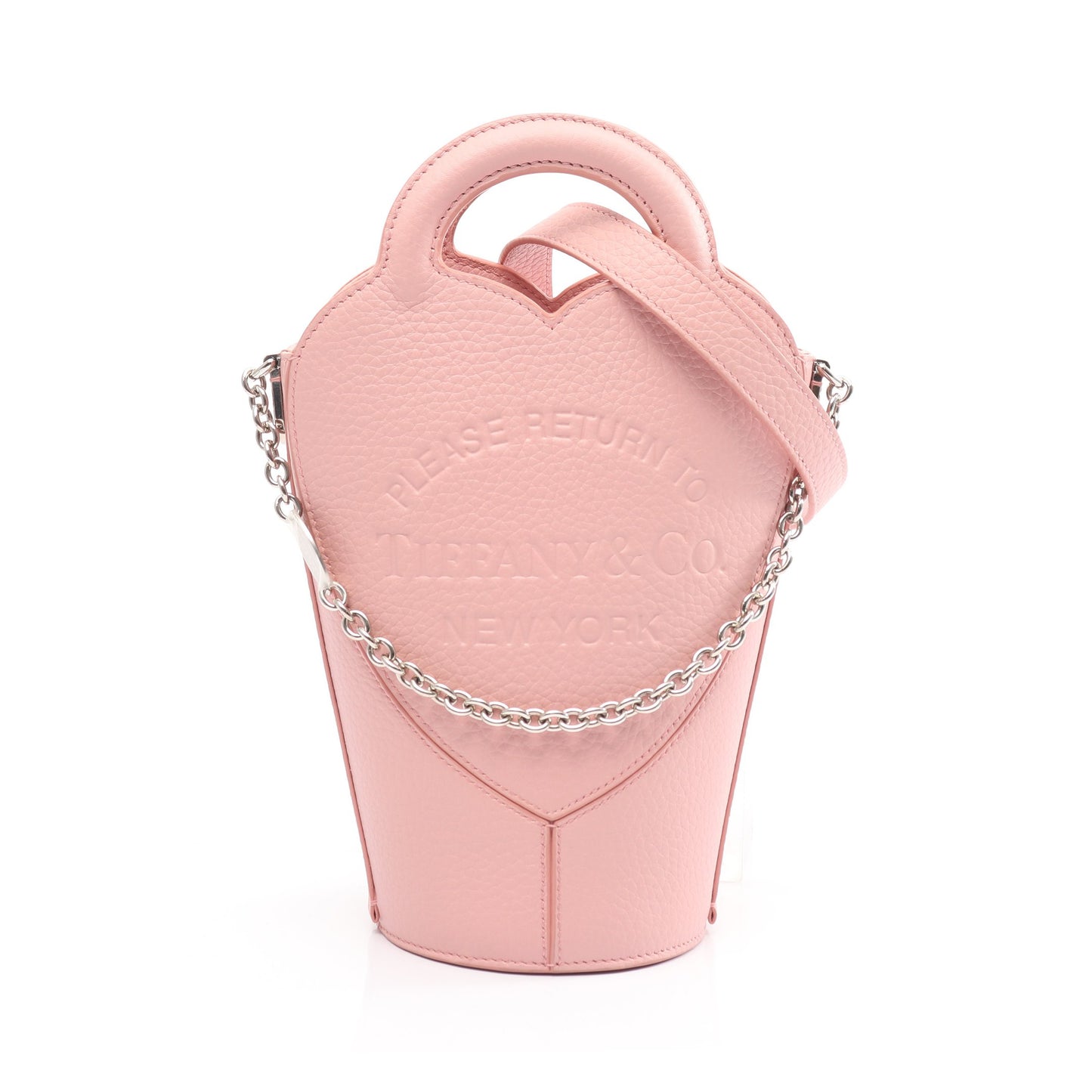 リターン トゥ ティファニー ミニ クロスボディ バッグ チェーンハンドバッグ レザー ピンク 2WAY ティファニー バッグ TIFFANY & Co.