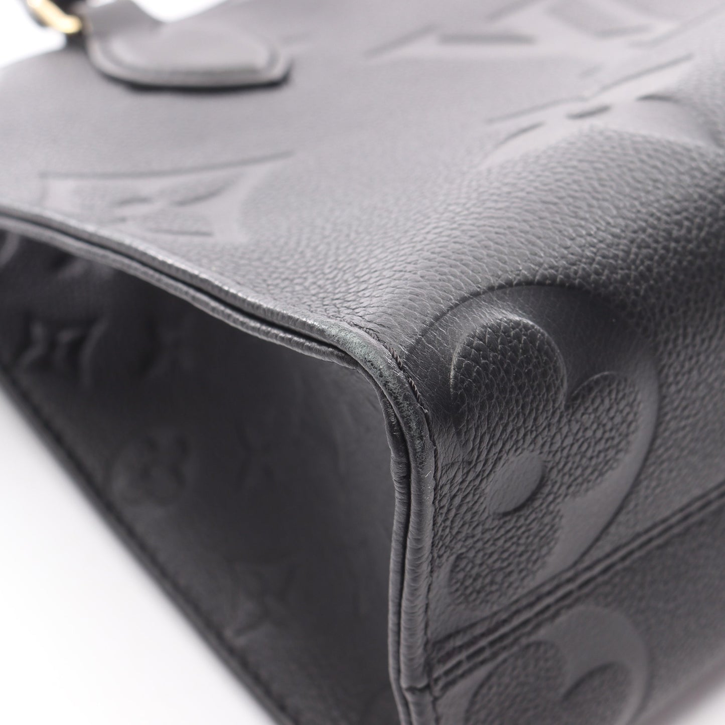 オンザゴーPM モノグラムアンプラント ノワール ハンドバッグ レザー ブラック 2WAY ルイヴィトン バッグ LOUIS VUITTON
