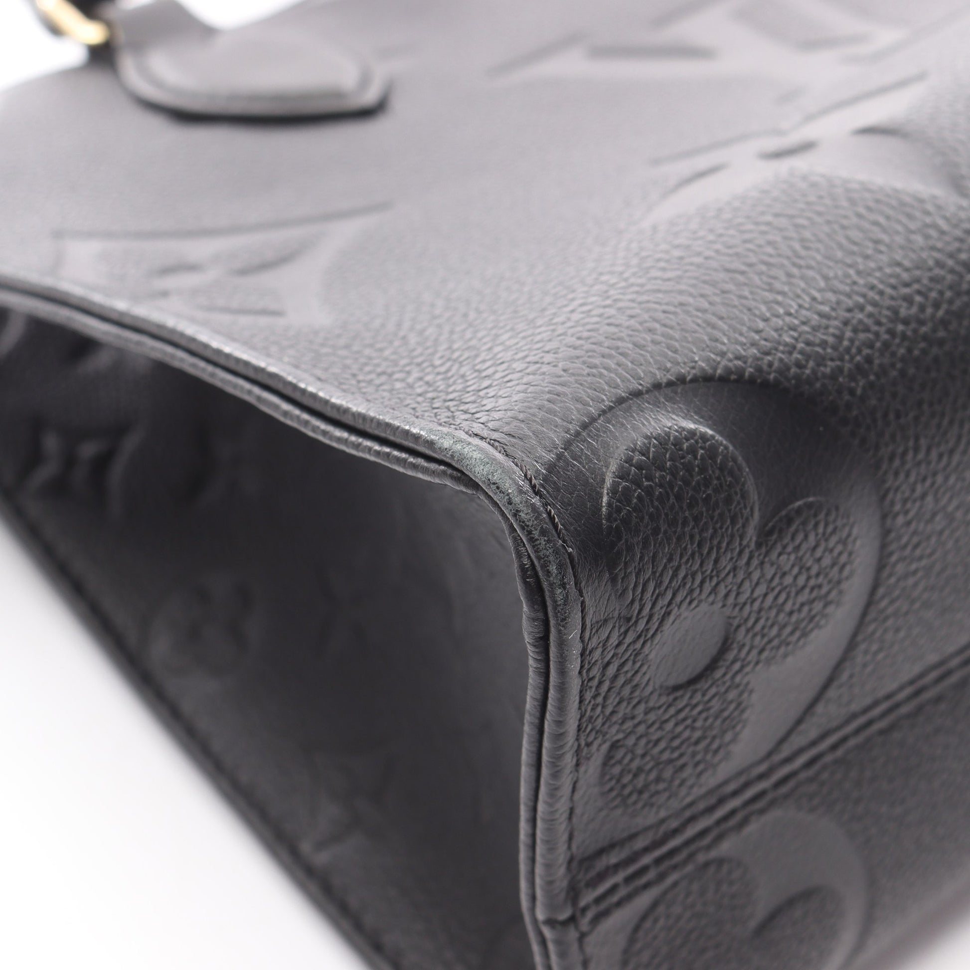 オンザゴーPM モノグラムアンプラント ノワール ハンドバッグ レザー ブラック 2WAY ルイヴィトン バッグ LOUIS VUITTON