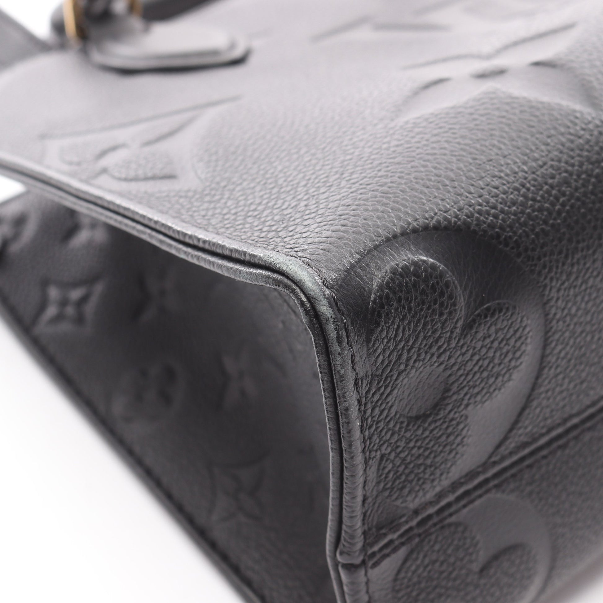 オンザゴーPM モノグラムアンプラント ノワール ハンドバッグ レザー ブラック 2WAY ルイヴィトン バッグ LOUIS VUITTON