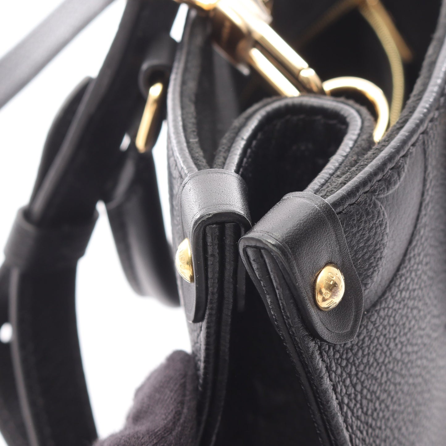 オンザゴーPM モノグラムアンプラント ノワール ハンドバッグ レザー ブラック 2WAY ルイヴィトン バッグ LOUIS VUITTON