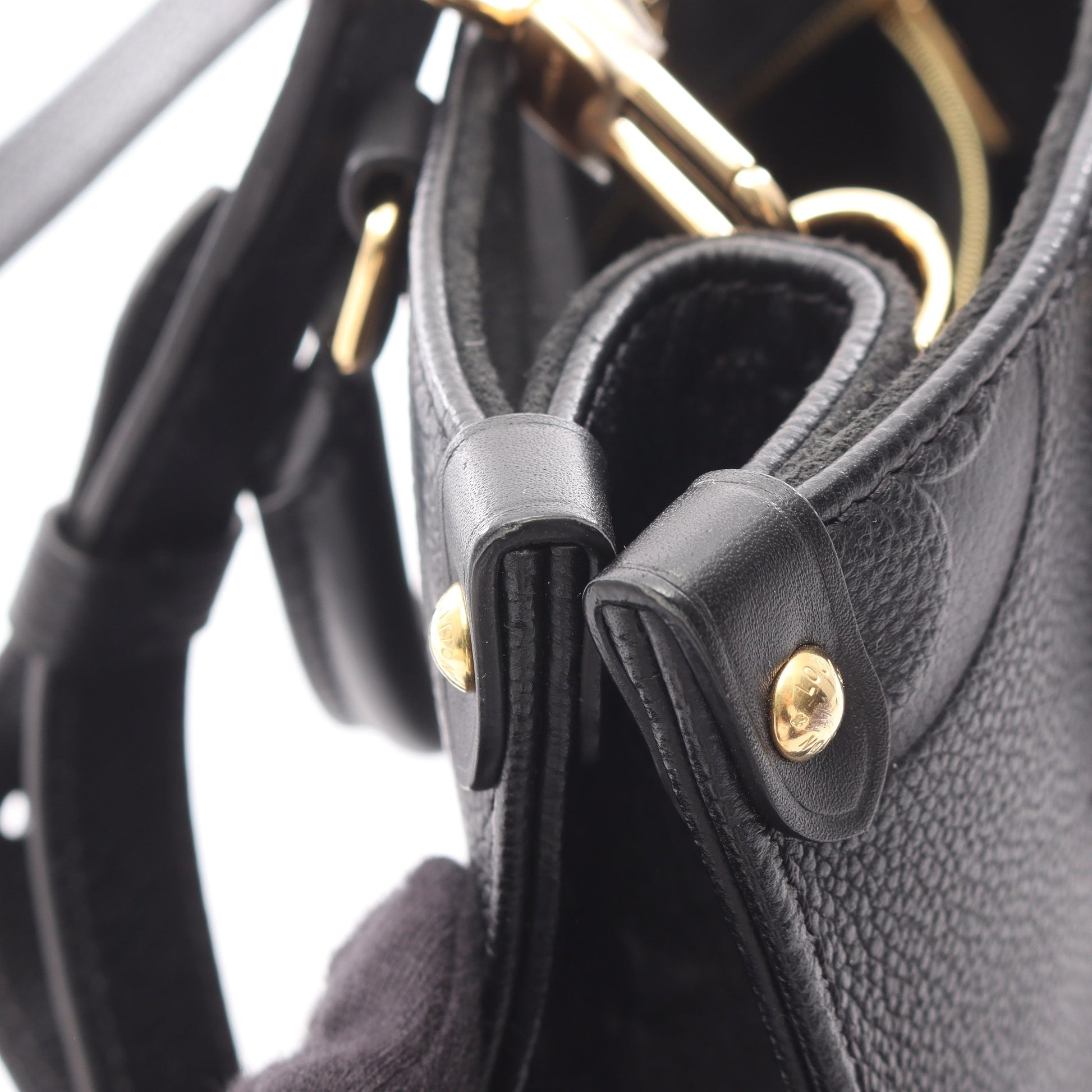 オンザゴーPM モノグラムアンプラント ノワール ハンドバッグ レザー ブラック 2WAY ルイヴィトン バッグ LOUIS VUITTON