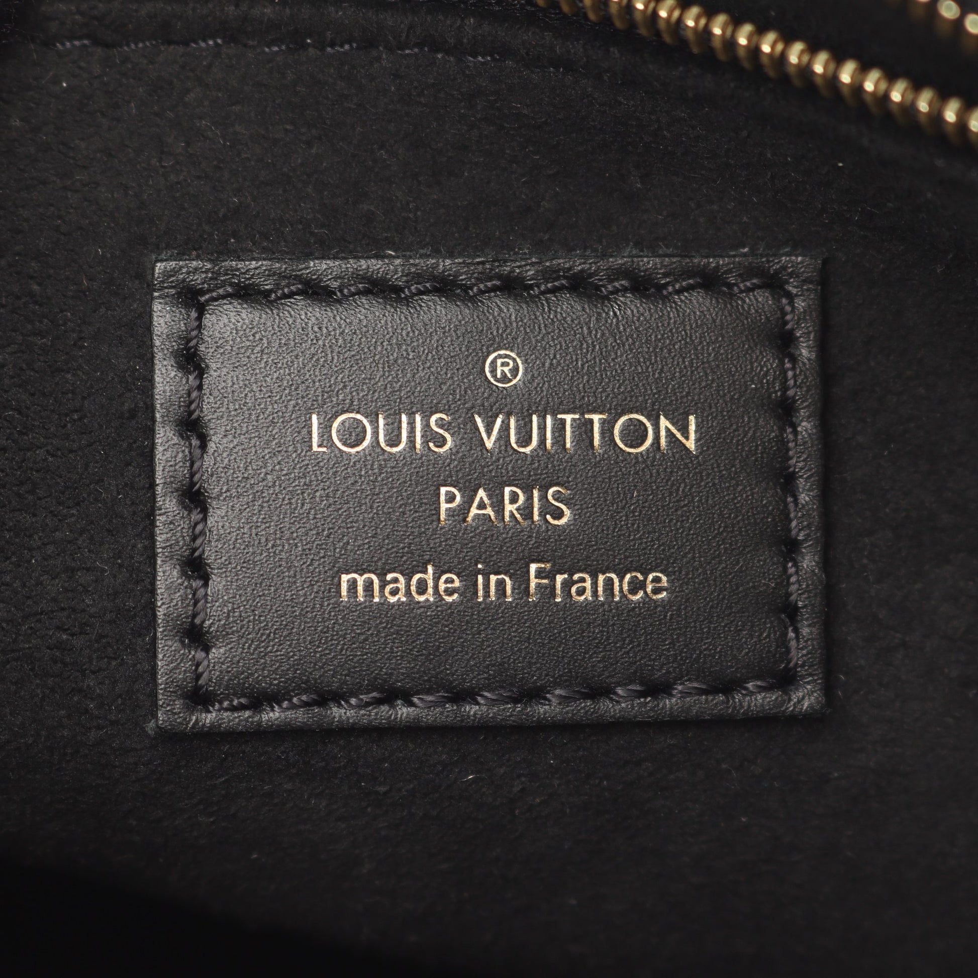 オンザゴーPM モノグラムアンプラント ノワール ハンドバッグ レザー ブラック 2WAY ルイヴィトン バッグ LOUIS VUITTON
