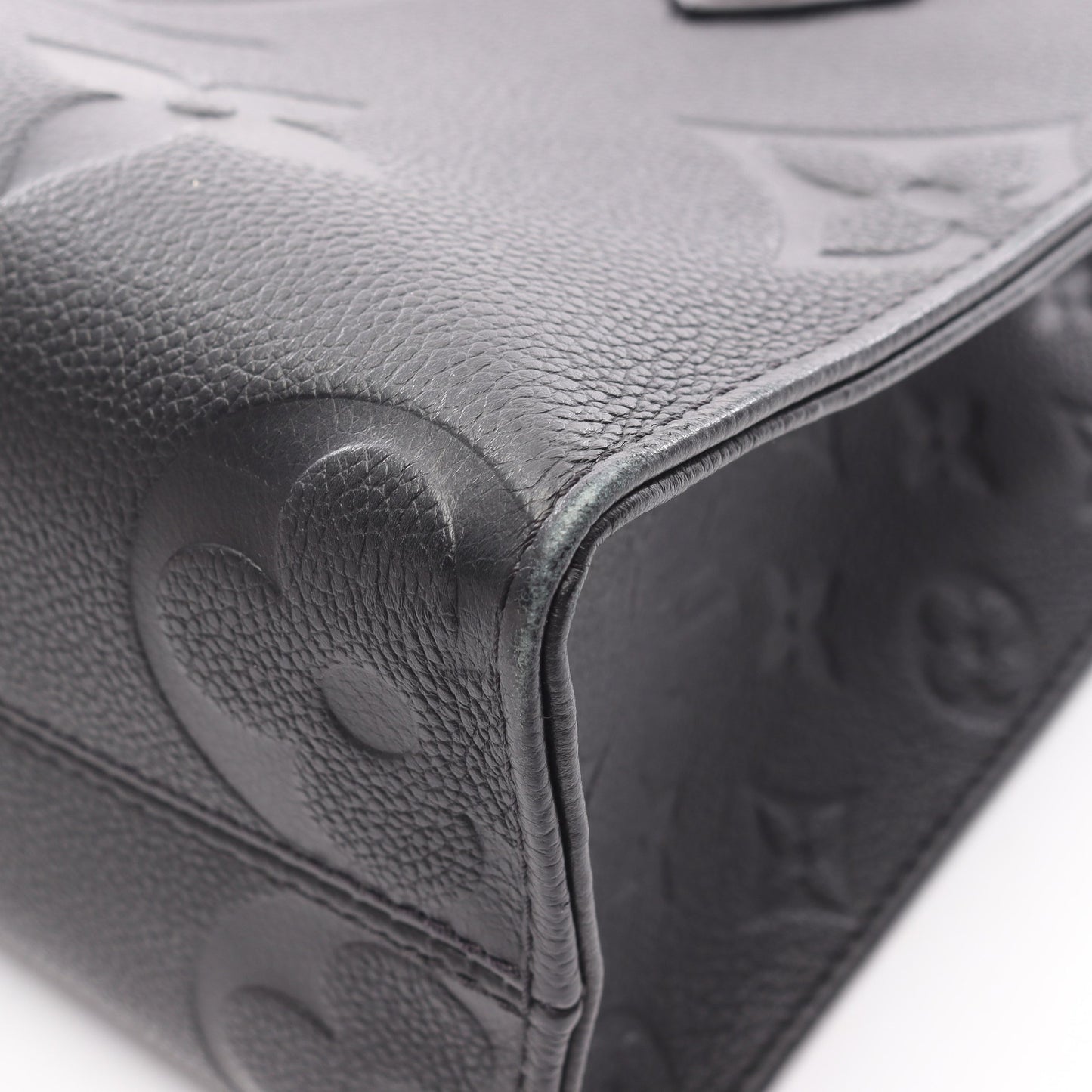 オンザゴーPM モノグラムアンプラント ノワール ハンドバッグ レザー ブラック 2WAY ルイヴィトン バッグ LOUIS VUITTON