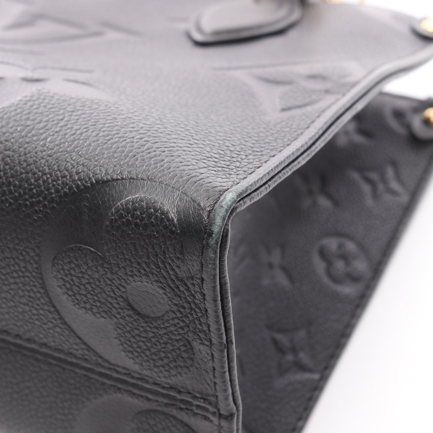 オンザゴーPM モノグラムアンプラント ノワール ハンドバッグ レザー ブラック 2WAY ルイヴィトン バッグ LOUIS VUITTON