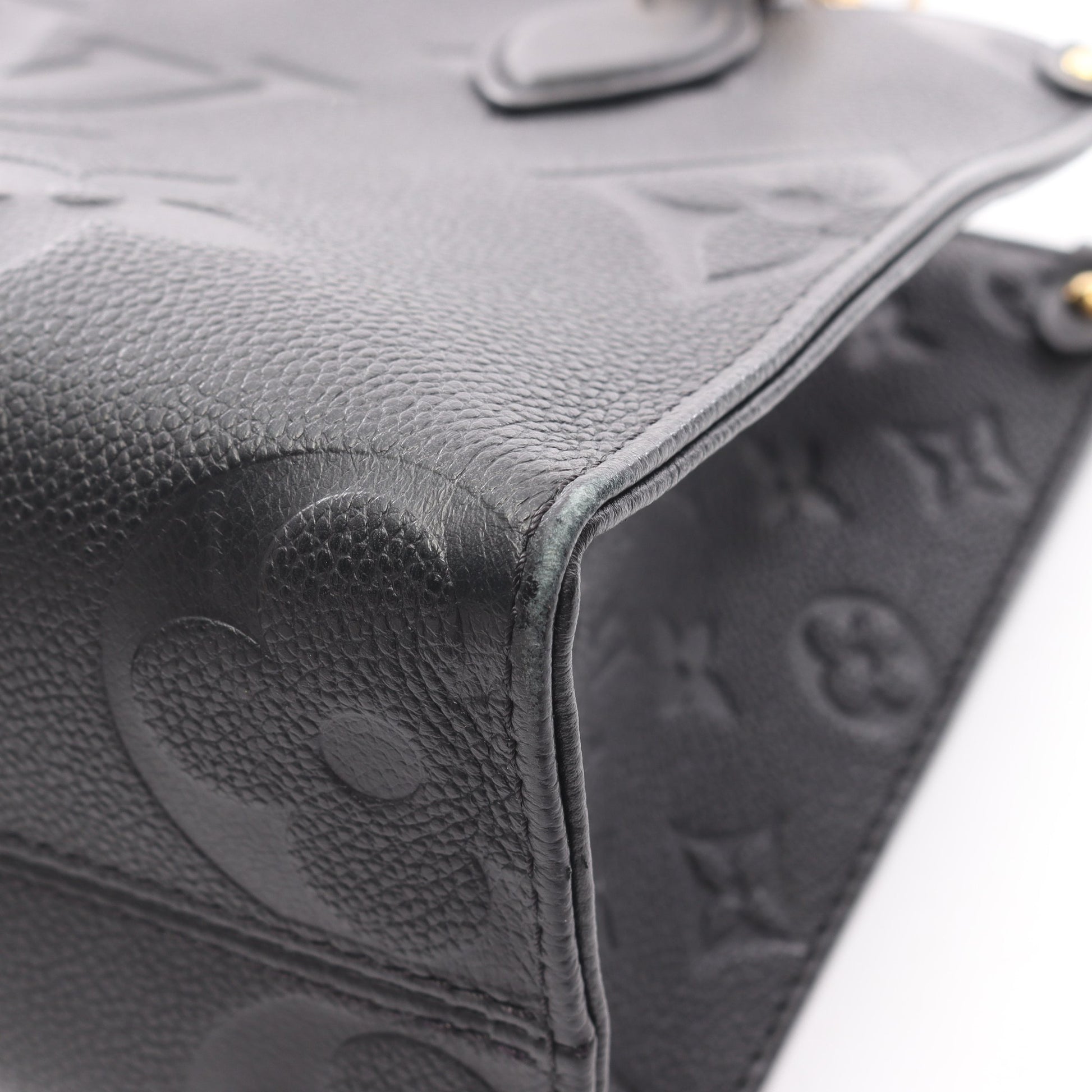 オンザゴーPM モノグラムアンプラント ノワール ハンドバッグ レザー ブラック 2WAY ルイヴィトン バッグ LOUIS VUITTON