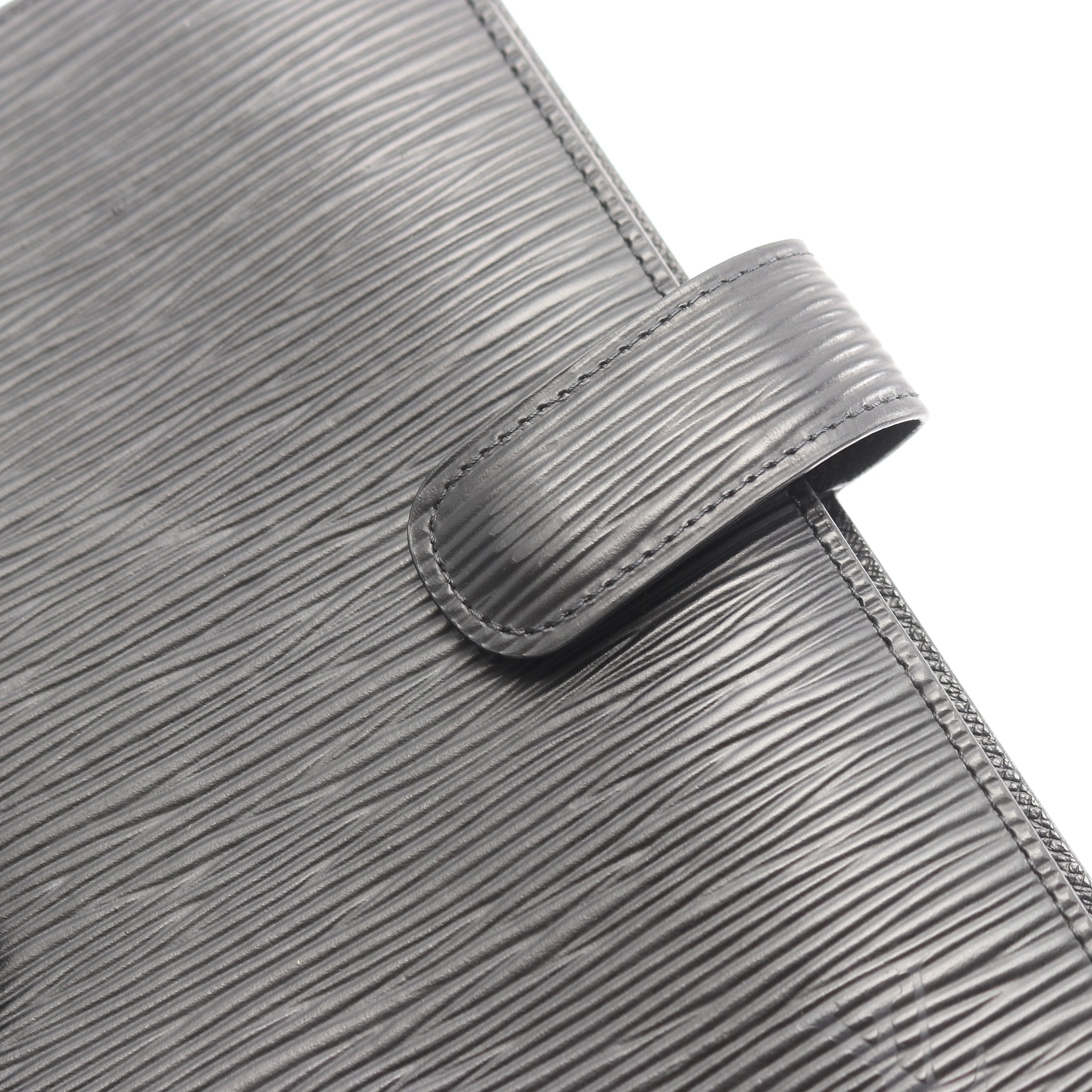 アジェンダMM エピ ノワール 手帳カバー レザー ブラック ルイヴィトン