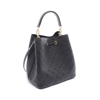 ネオノエ モノグラムアンプラント ノワール ハンドバッグ レザー ブラック 2WAY ルイヴィトン バッグ LOUIS VUITTON