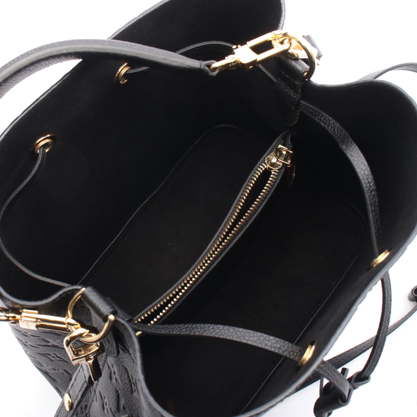 ネオノエ モノグラムアンプラント ノワール ハンドバッグ レザー ブラック 2WAY ルイヴィトン バッグ LOUIS VUITTON