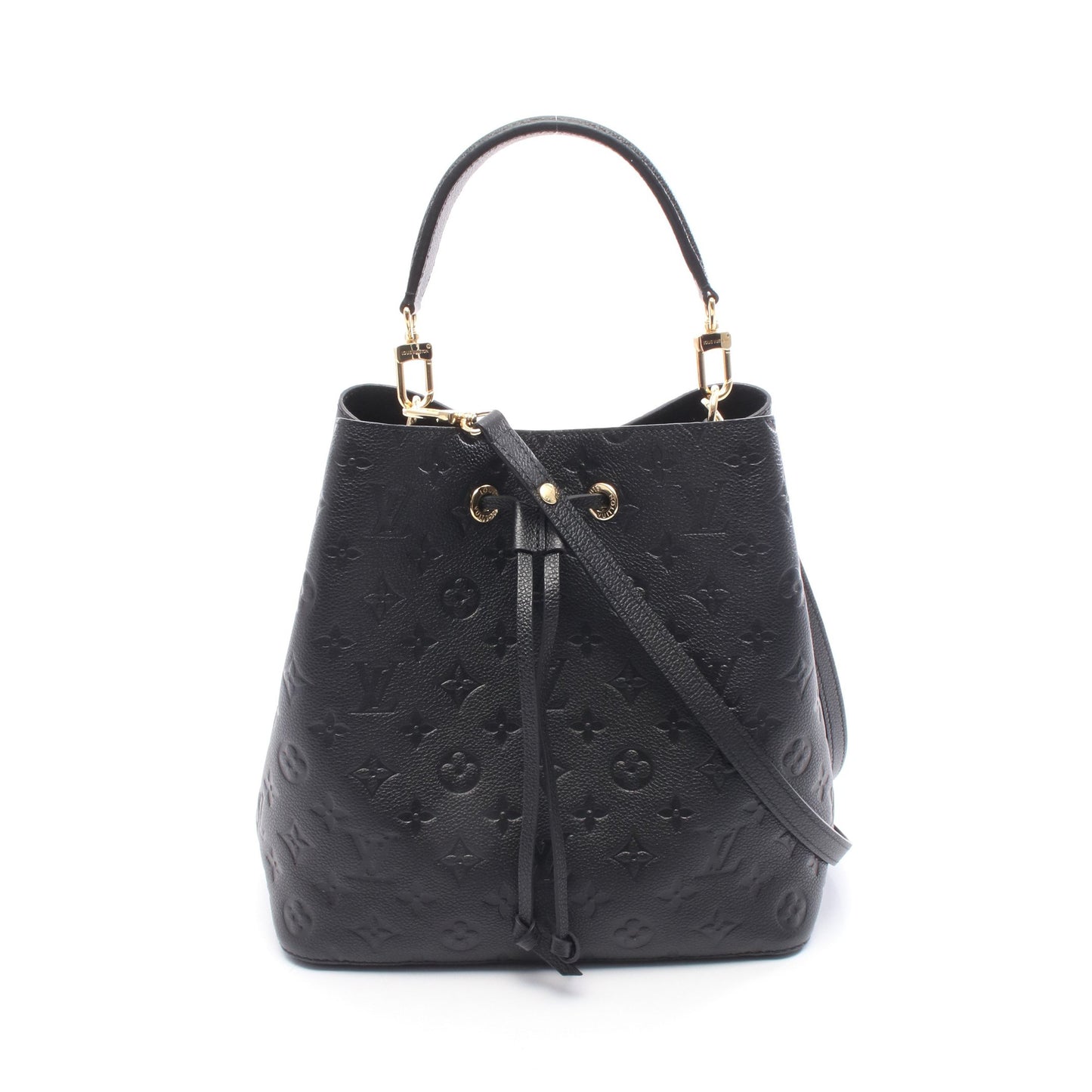 ネオノエ モノグラムアンプラント ノワール ハンドバッグ レザー ブラック 2WAY ルイヴィトン バッグ LOUIS VUITTON