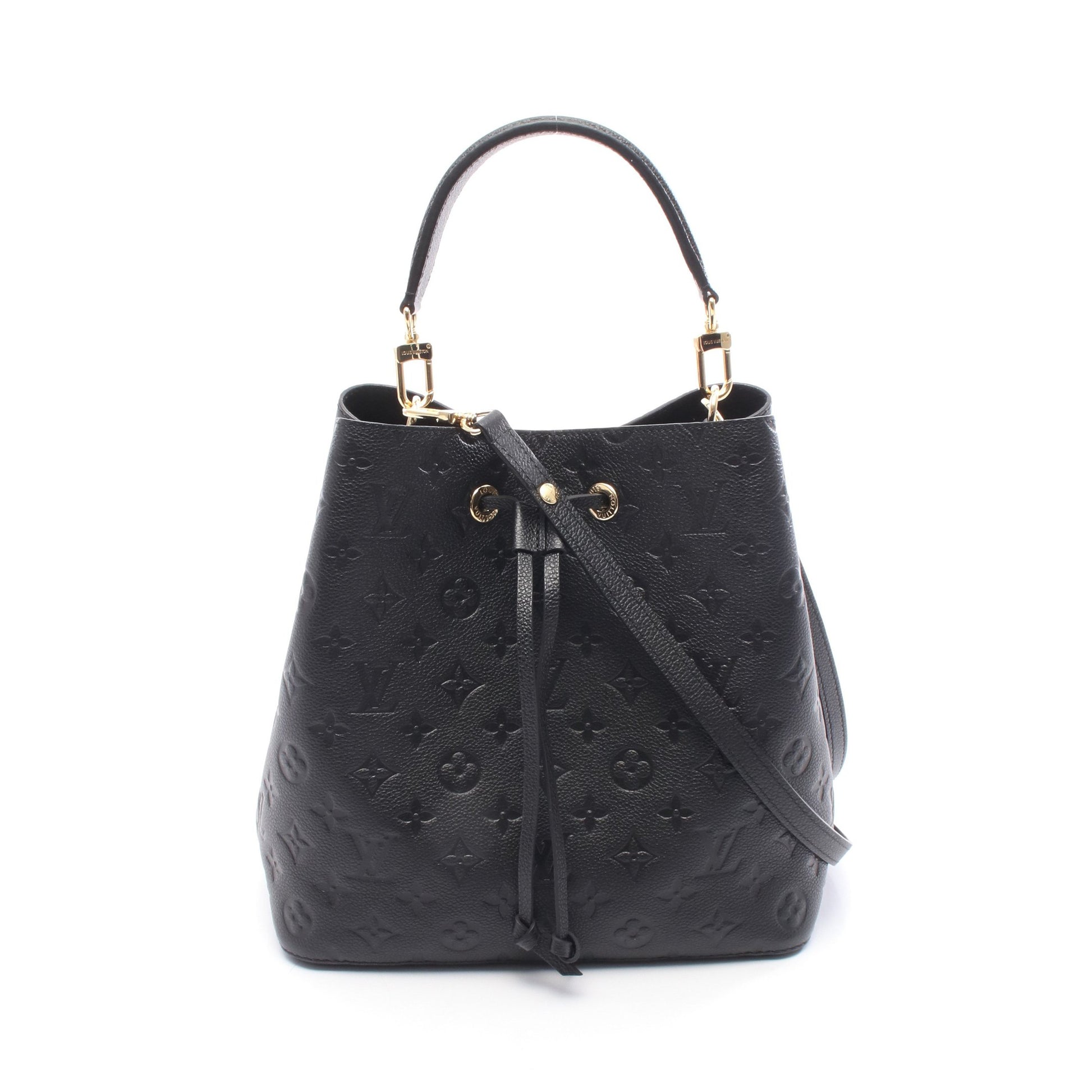 ネオノエ モノグラムアンプラント ノワール ハンドバッグ レザー ブラック 2WAY ルイヴィトン バッグ LOUIS VUITTON