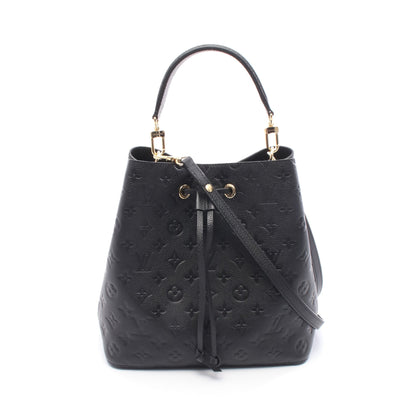 ネオノエ モノグラムアンプラント ノワール ハンドバッグ レザー ブラック 2WAY ルイヴィトン バッグ LOUIS VUITTON