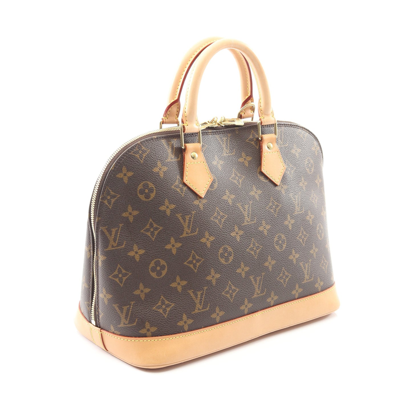アルマPM モノグラム ハンドバッグ PVC レザー ブラウン ルイヴィトン バッグ LOUIS VUITTON