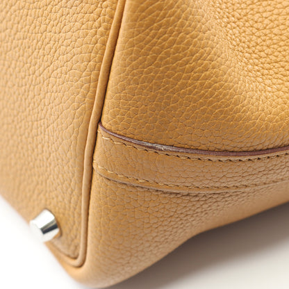 ピコタンロックPM セサミ ハンドバッグ トリヨンクレマンス ライトブラウン シルバー金具 Y刻印 エルメス バッグ HERMES