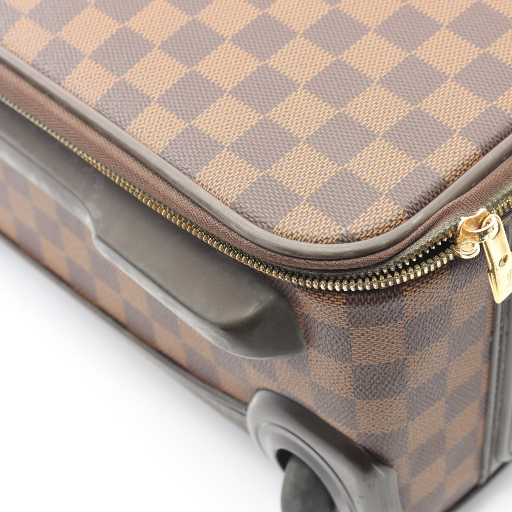 ぺガス55 ダミエエベヌ キャリーケース スーツケース PVC レザー