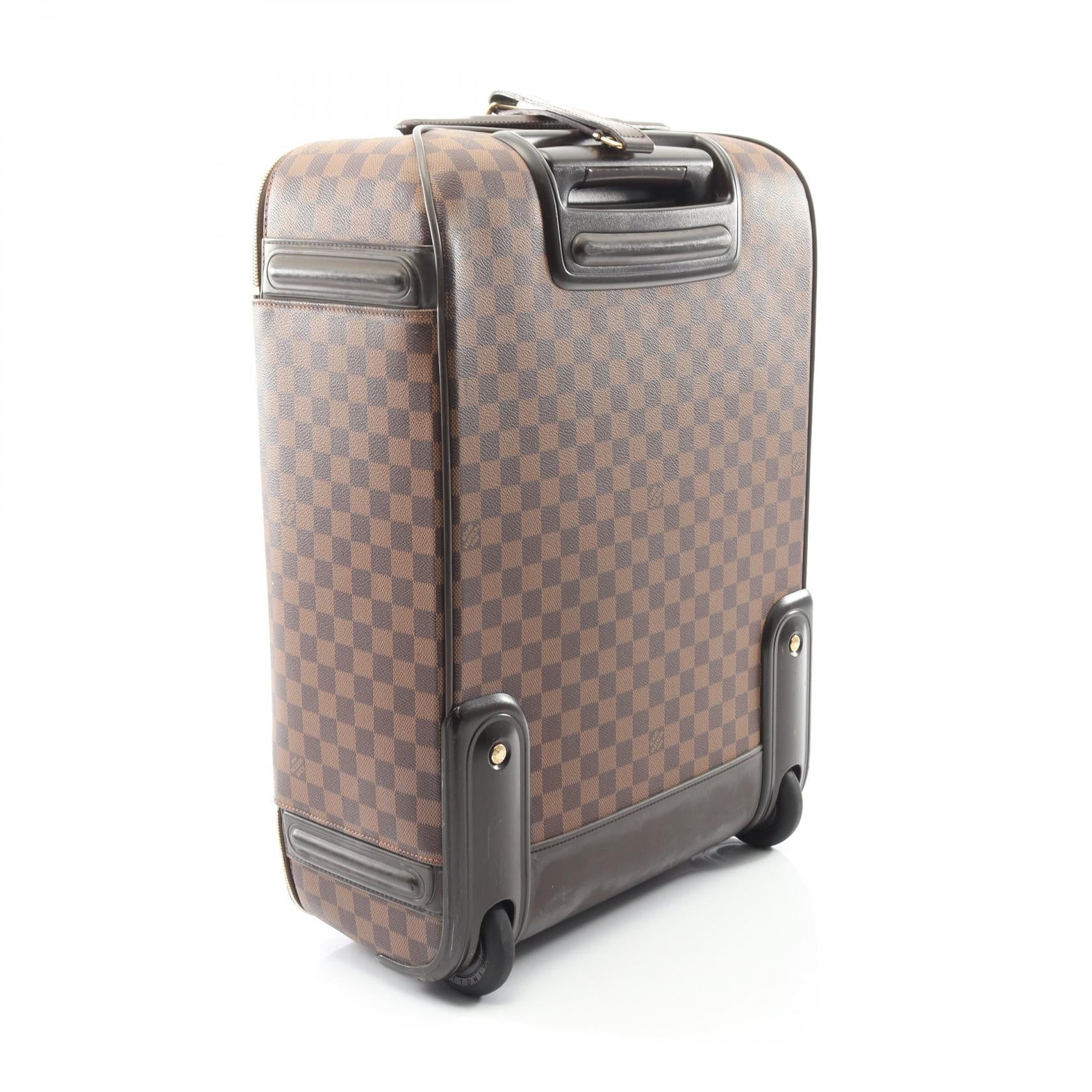 ぺガス55 ダミエエベヌ キャリーケース スーツケース PVC レザー