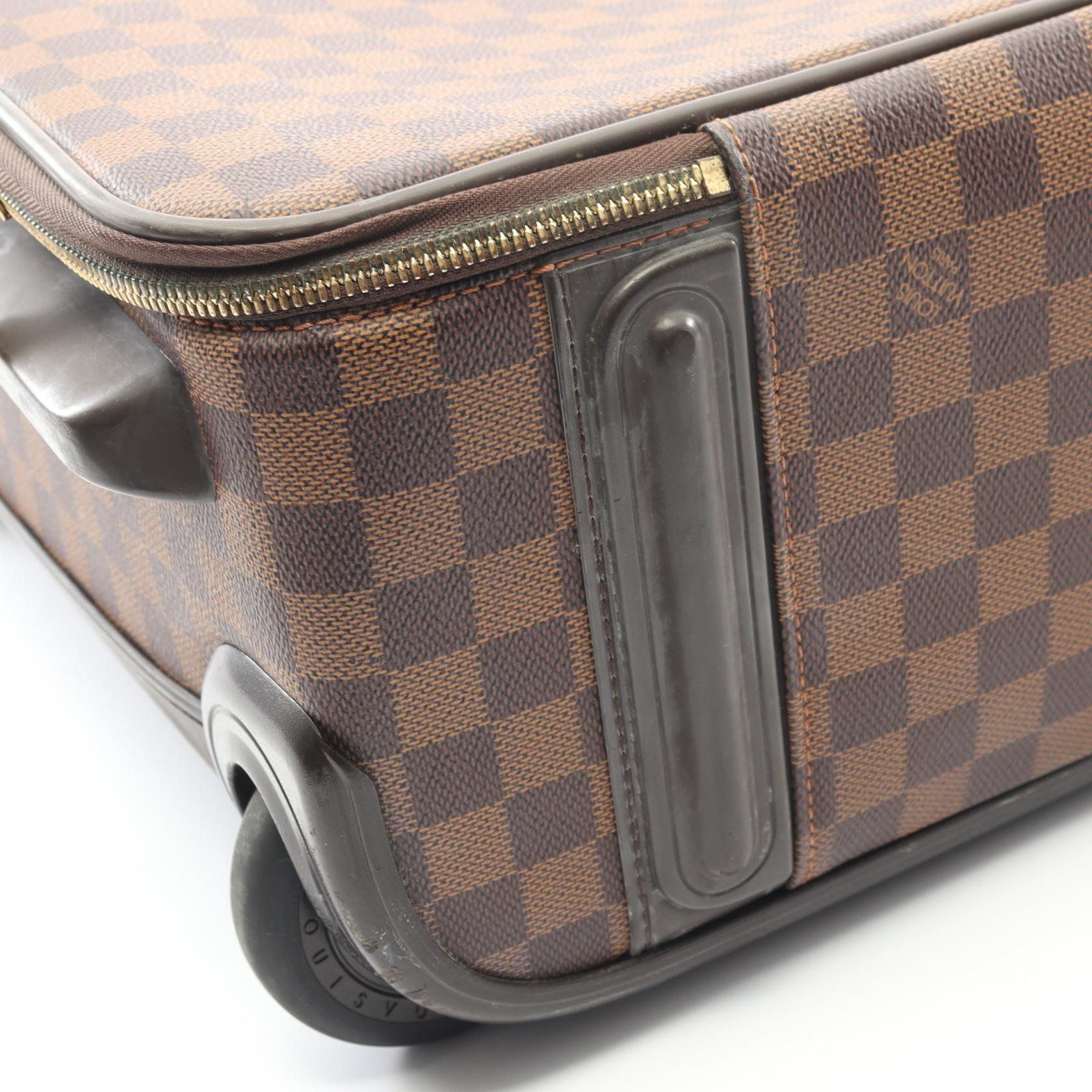 ぺガス55 ダミエエベヌ キャリーケース スーツケース PVC レザー