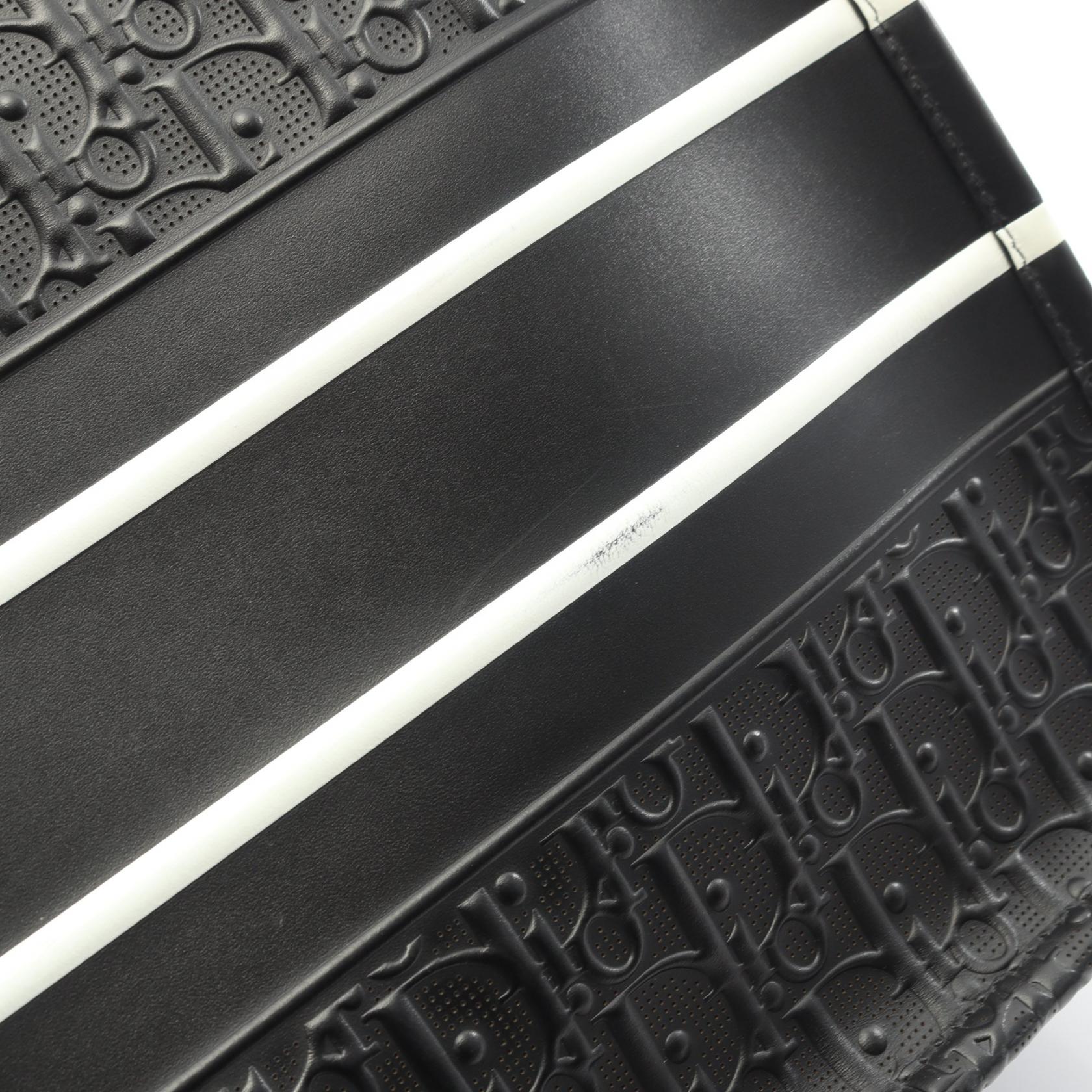 BOOK TOTE ブックトート ミディアム オブリーク ハンドバッグ トートバッグ レザー ブラック ホワイト クリスチャンディオール バッグ Christian Dior