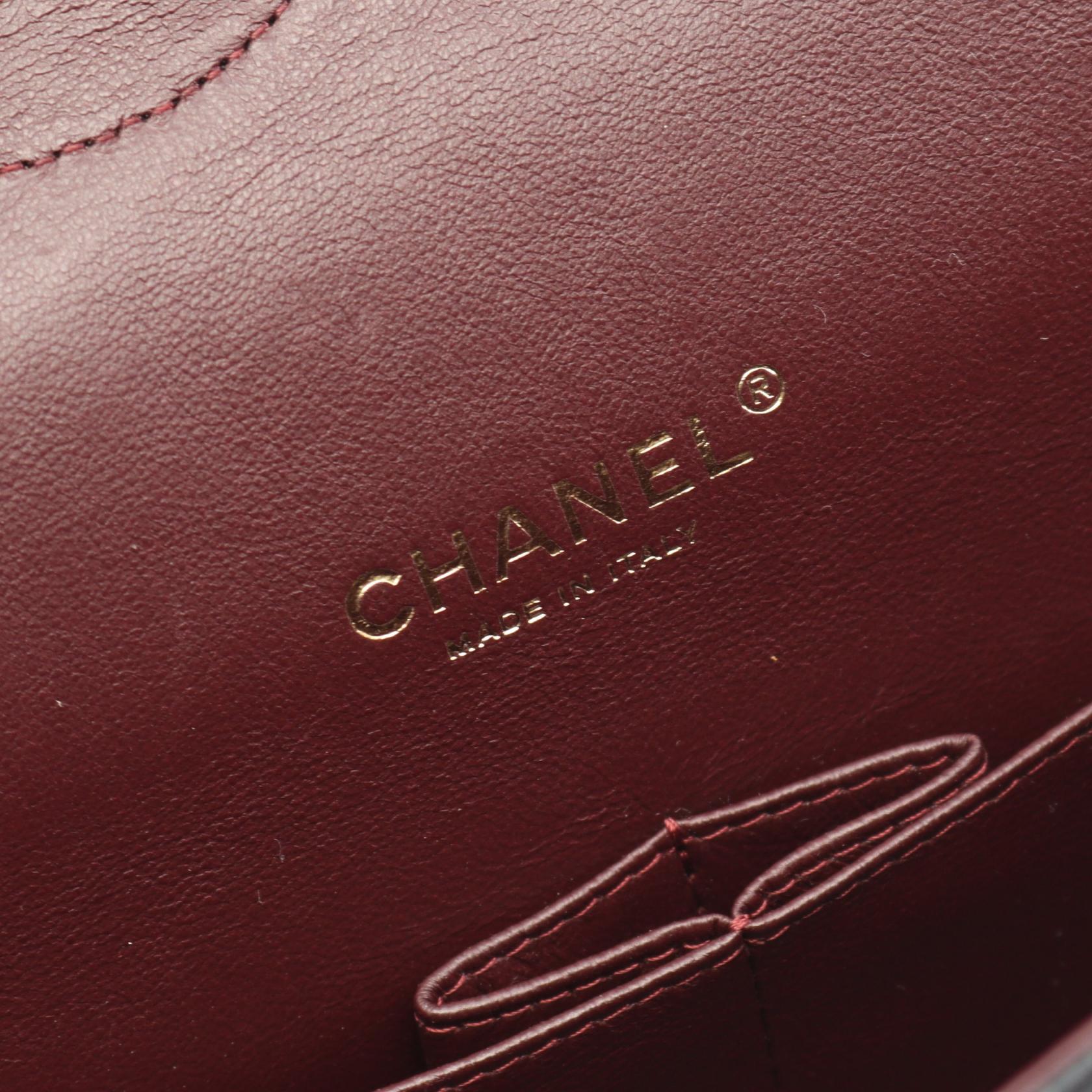 デカマトラッセ34 Wフラップ Wチェーンショルダーバッグ キャビアスキン ブラック ゴールド金具 シャネル バッグ CHANEL