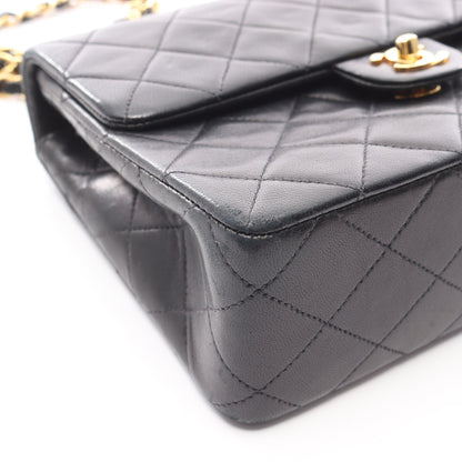 ミニマトラッセ20 チェーンショルダーバッグ ラムスキン ブラック ゴールド金具 シャネル バッグ CHANEL