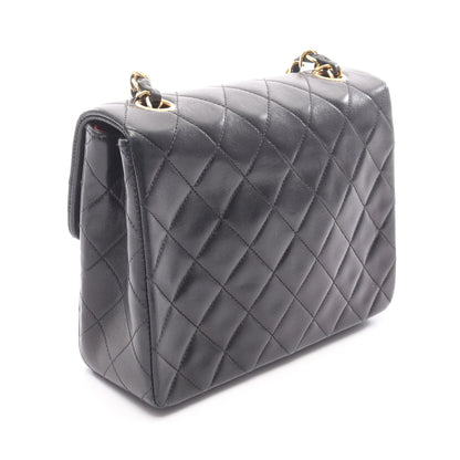 ミニマトラッセ20 チェーンショルダーバッグ ラムスキン ブラック ゴールド金具 シャネル バッグ CHANEL