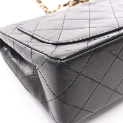 ミニマトラッセ チェーンショルダーバッグ ラムスキン ブラック ゴールド金具 シャネル バッグ CHANEL