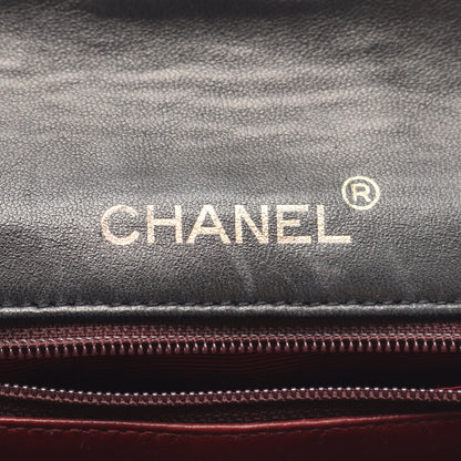 ミニマトラッセ チェーンショルダーバッグ ラムスキン ブラック ゴールド金具 シャネル バッグ CHANEL
