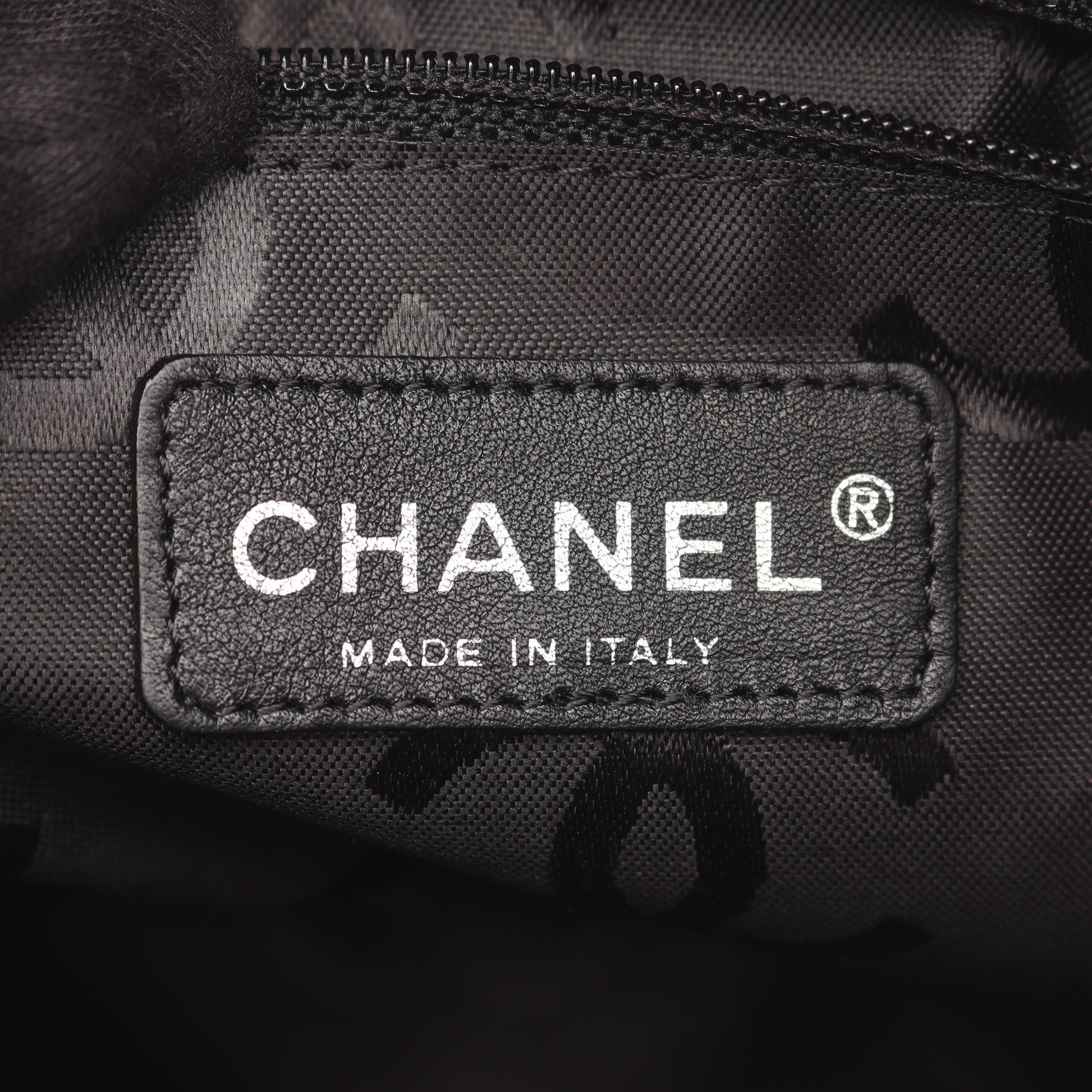 カンボンライン ミディアム ハンドバッグ トートバッグ レザー ベージュ ブラック シルバー金具 シャネル バッグ CHANEL