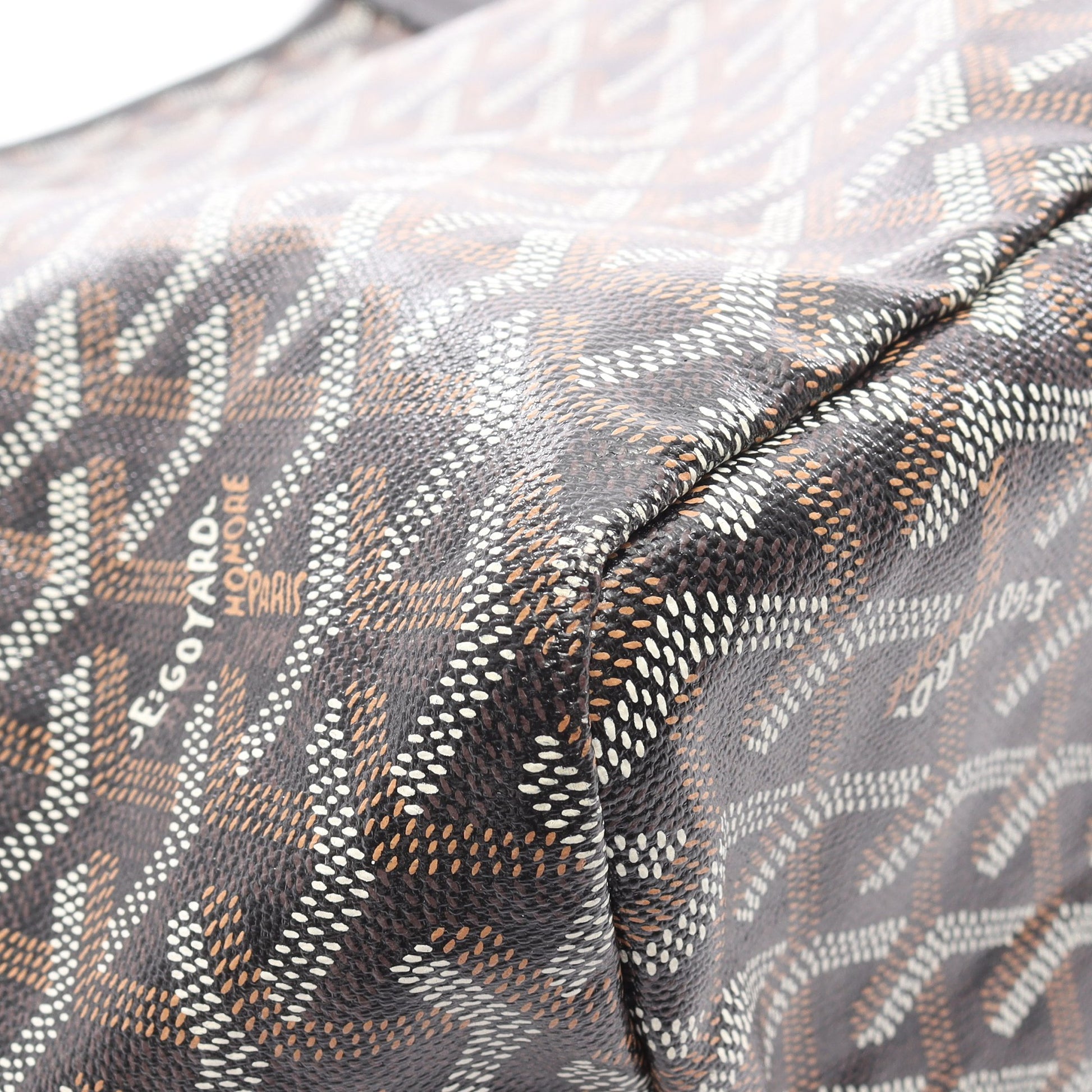 サンルイPM ハンドバッグ トートバッグ コーティングキャンバス レザー ブラック マルチカラー ゴヤール バッグ GOYARD