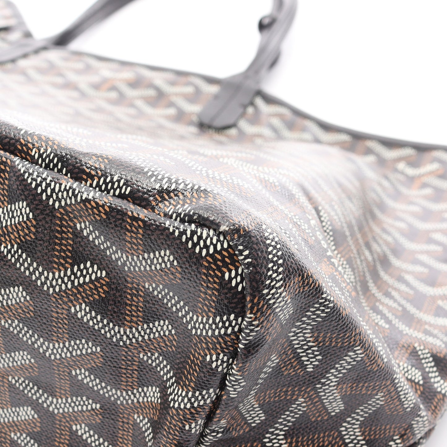 サンルイPM ハンドバッグ トートバッグ コーティングキャンバス レザー ブラック マルチカラー ゴヤール バッグ GOYARD