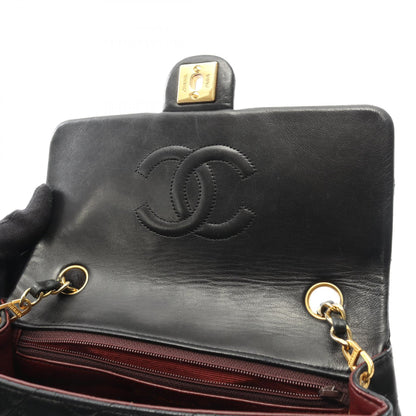 ミニマトラッセ20 チェーンショルダーバッグ ラムスキン ブラック ゴールド金具 ヴィンテージ シャネル バッグ CHANEL