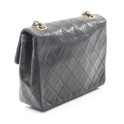 ミニマトラッセ20 チェーンショルダーバッグ ラムスキン ブラック ゴールド金具 ヴィンテージ シャネル バッグ CHANEL