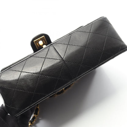 ミニマトラッセ20 チェーンショルダーバッグ ラムスキン ブラック ゴールド金具 ヴィンテージ シャネル バッグ CHANEL