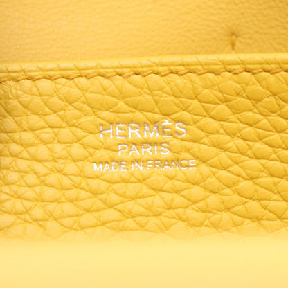アルザン25 サン ハンドバッグ トリヨンクレマンス イエロー シルバー金具 2WAY B刻印 エルメス バッグ HERMES