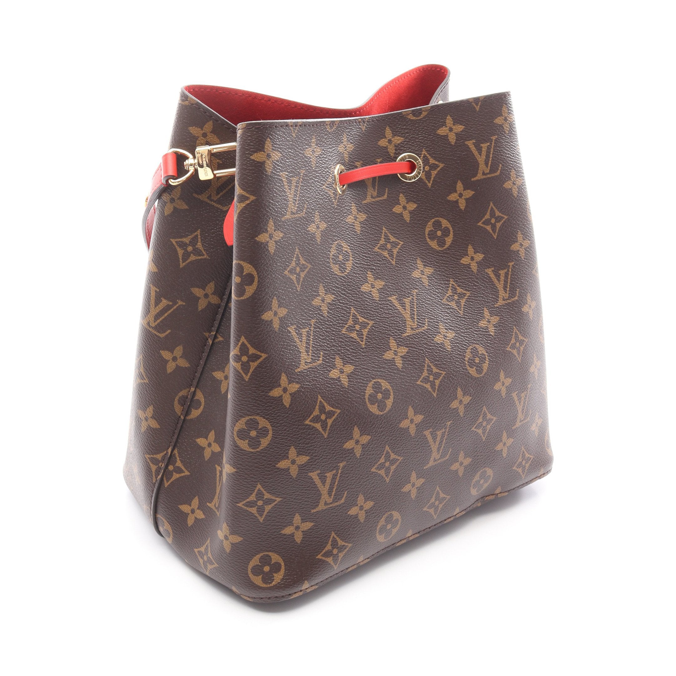 LOUIS VUITTON ショルダーバッグ ネオノエ モノグラム コクリコ ネオノエ モノグラム コクリコ ショルダーバッグ PVC レザー ブラウン