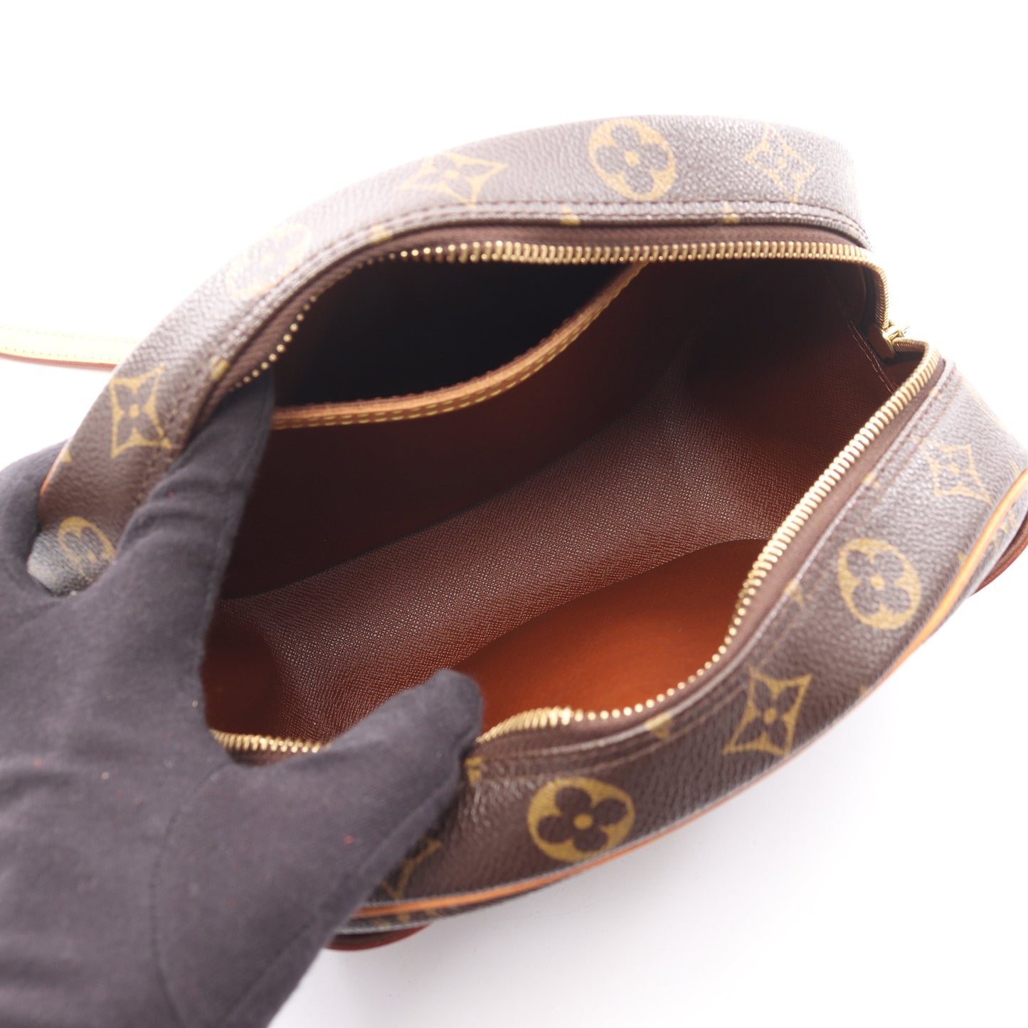 ブロワ モノグラム ショルダーバッグ PVC レザー ブラウン ルイヴィトン バッグ LOUIS VUITTON