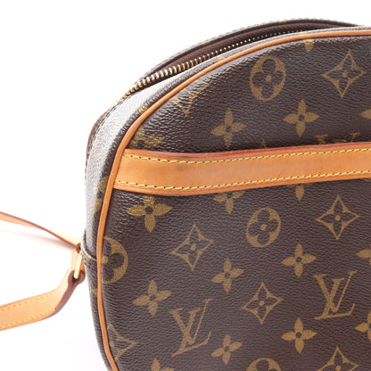 ブロワ モノグラム ショルダーバッグ PVC レザー ブラウン ルイヴィトン バッグ LOUIS VUITTON