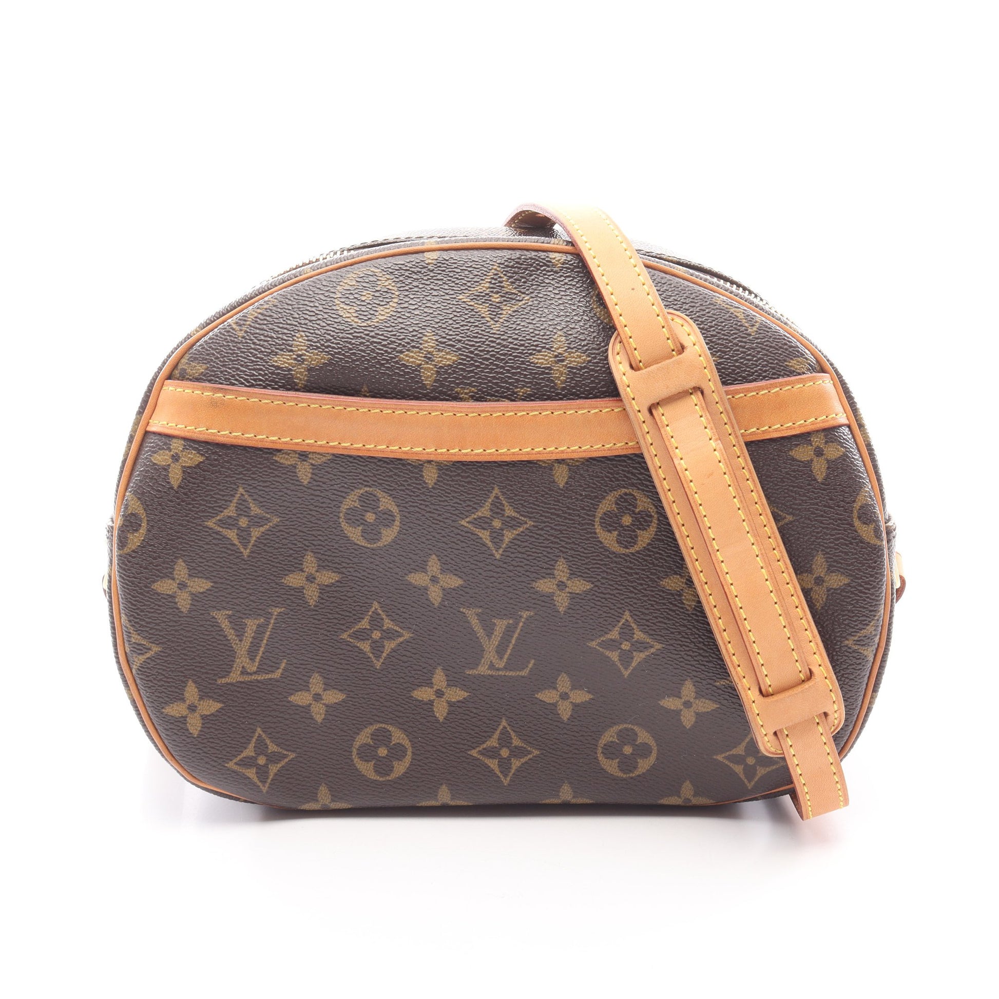 ブロワ モノグラム ショルダーバッグ PVC レザー ブラウン ルイヴィトン バッグ LOUIS VUITTON