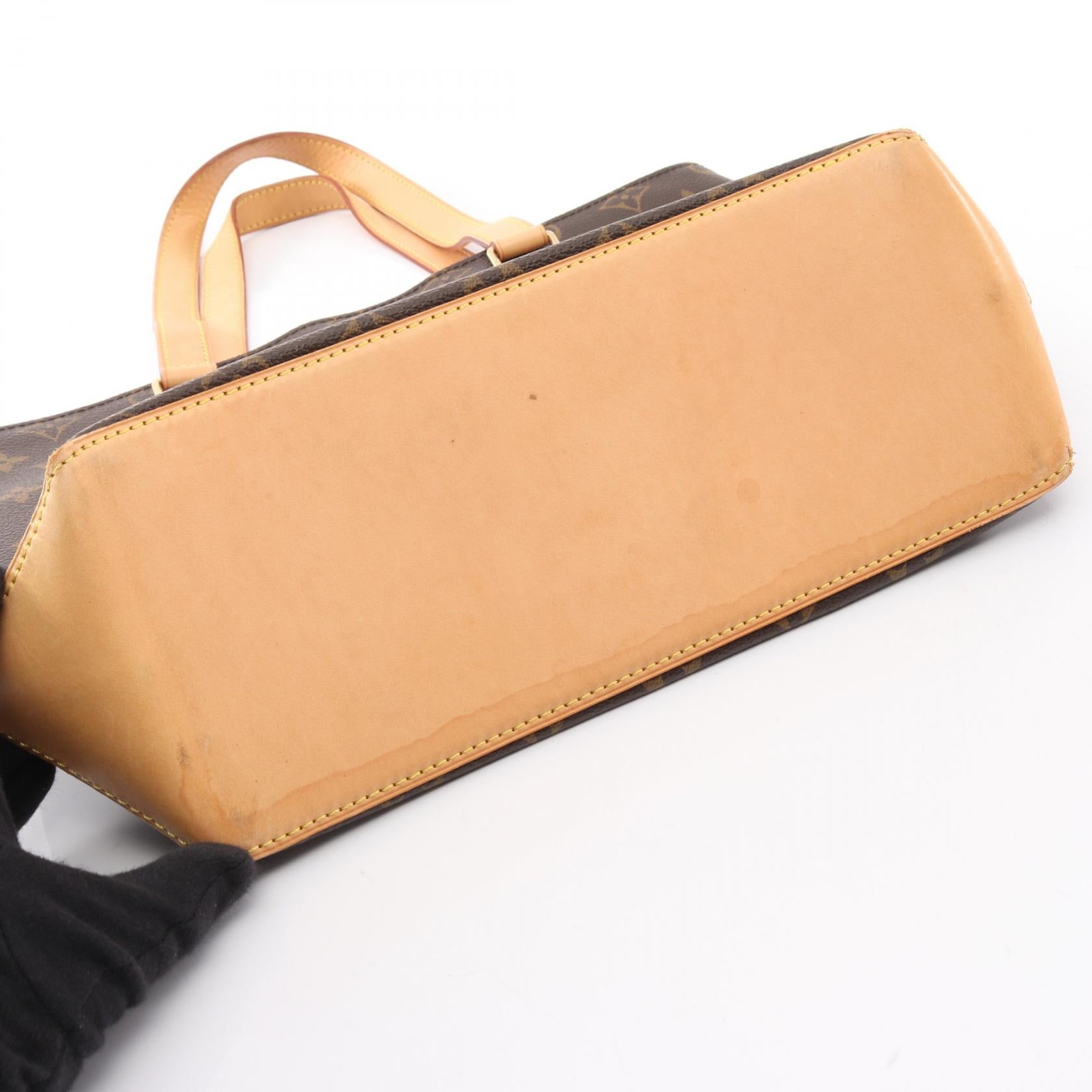 カバピアノ モノグラム ショルダーバッグ PVC レザー ブラウン ルイヴィトン バッグ LOUIS VUITTON