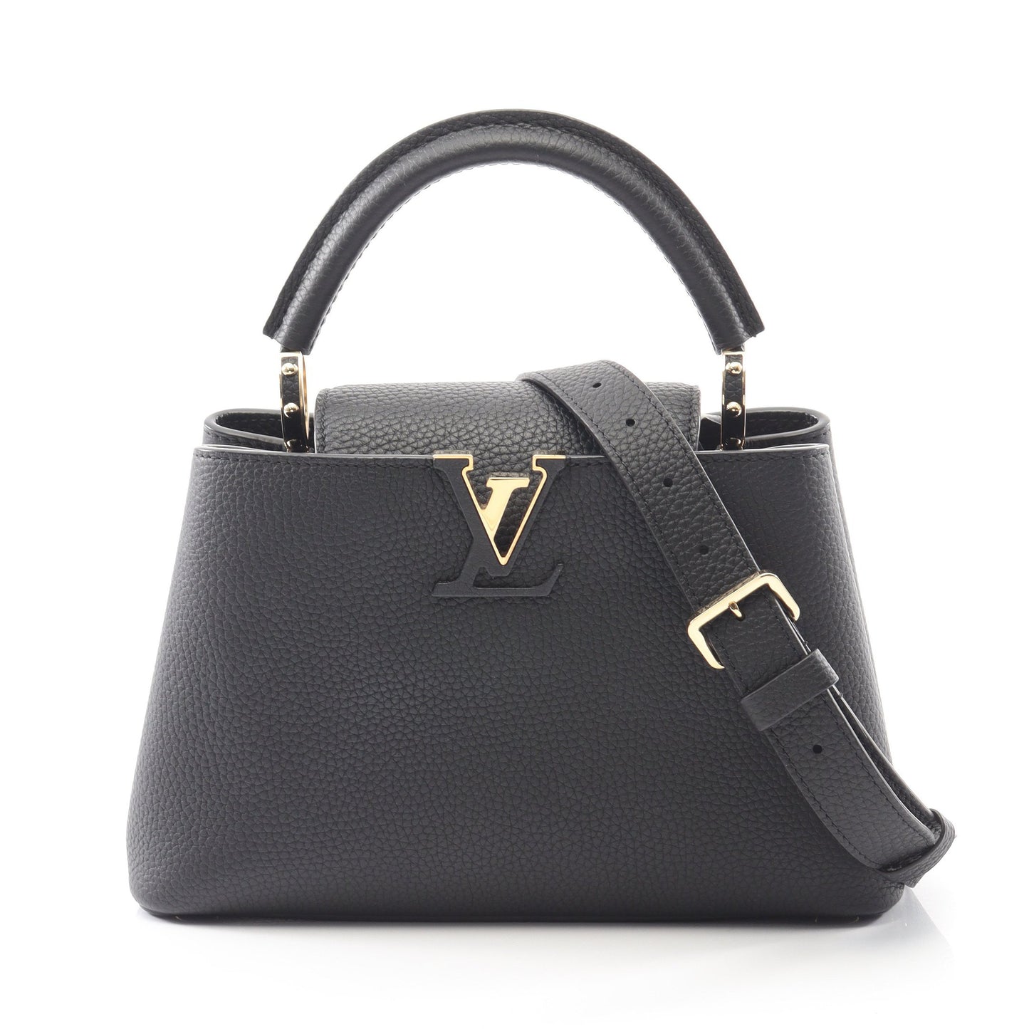 カプシーヌBB ノワール ハンドバッグ トリヨンレザー ブラック 2WAY ルイヴィトン バッグ LOUIS VUITTON