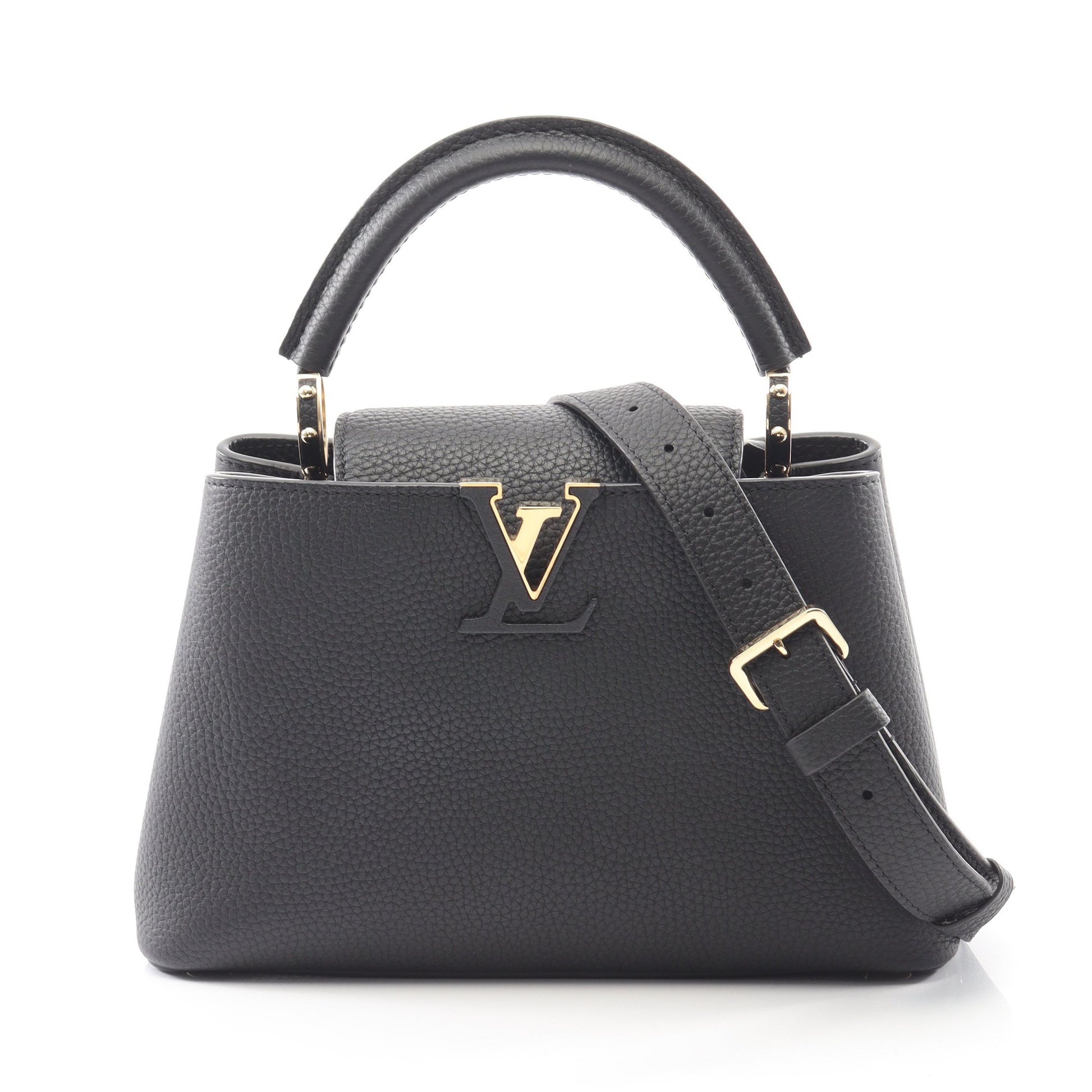 カプシーヌBB ノワール ハンドバッグ トリヨンレザー ブラック 2WAY ルイヴィトン バッグ LOUIS VUITTON
