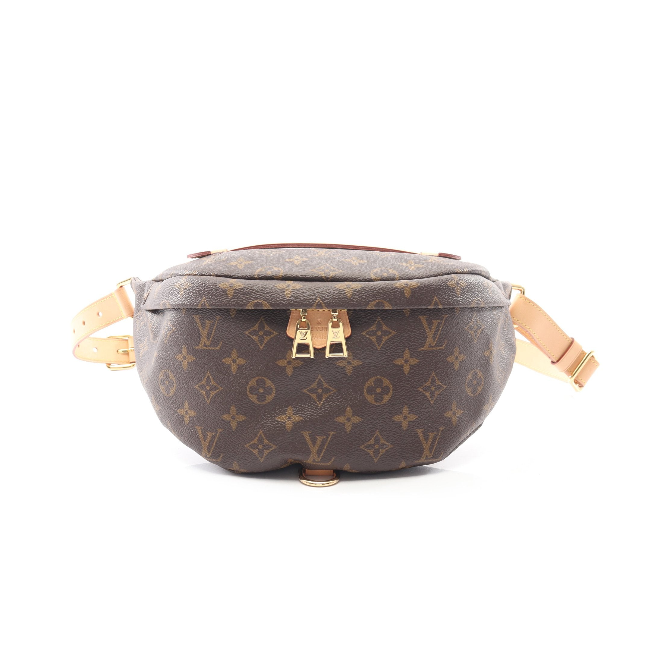 バムバッグ モノグラム ボディバッグ ウエストバッグ PVC レザー