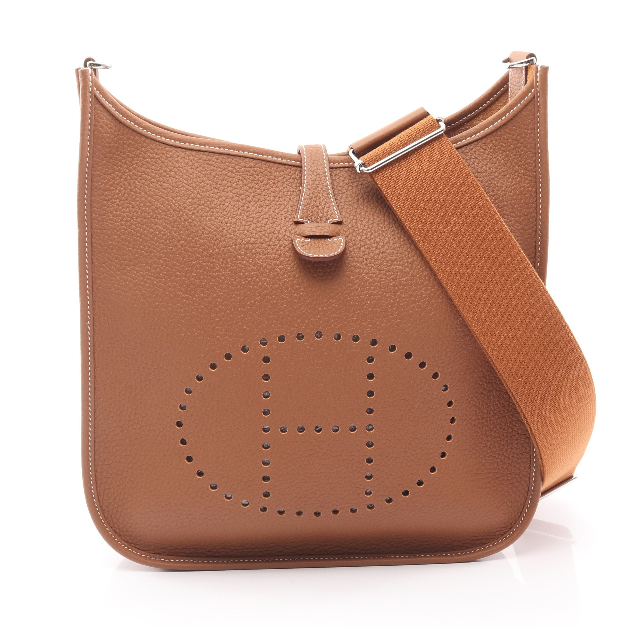 エルメス HERMES エヴリン 3 トロワ PM ゴールド ショルダーバッグ バッグ トリヨンクレマンス トリヨンクレマンス レディース ブラウン系 【中古】 エヴリン 3 トロワ PM ゴールド ショルダーバッグ トリヨンクレマンス