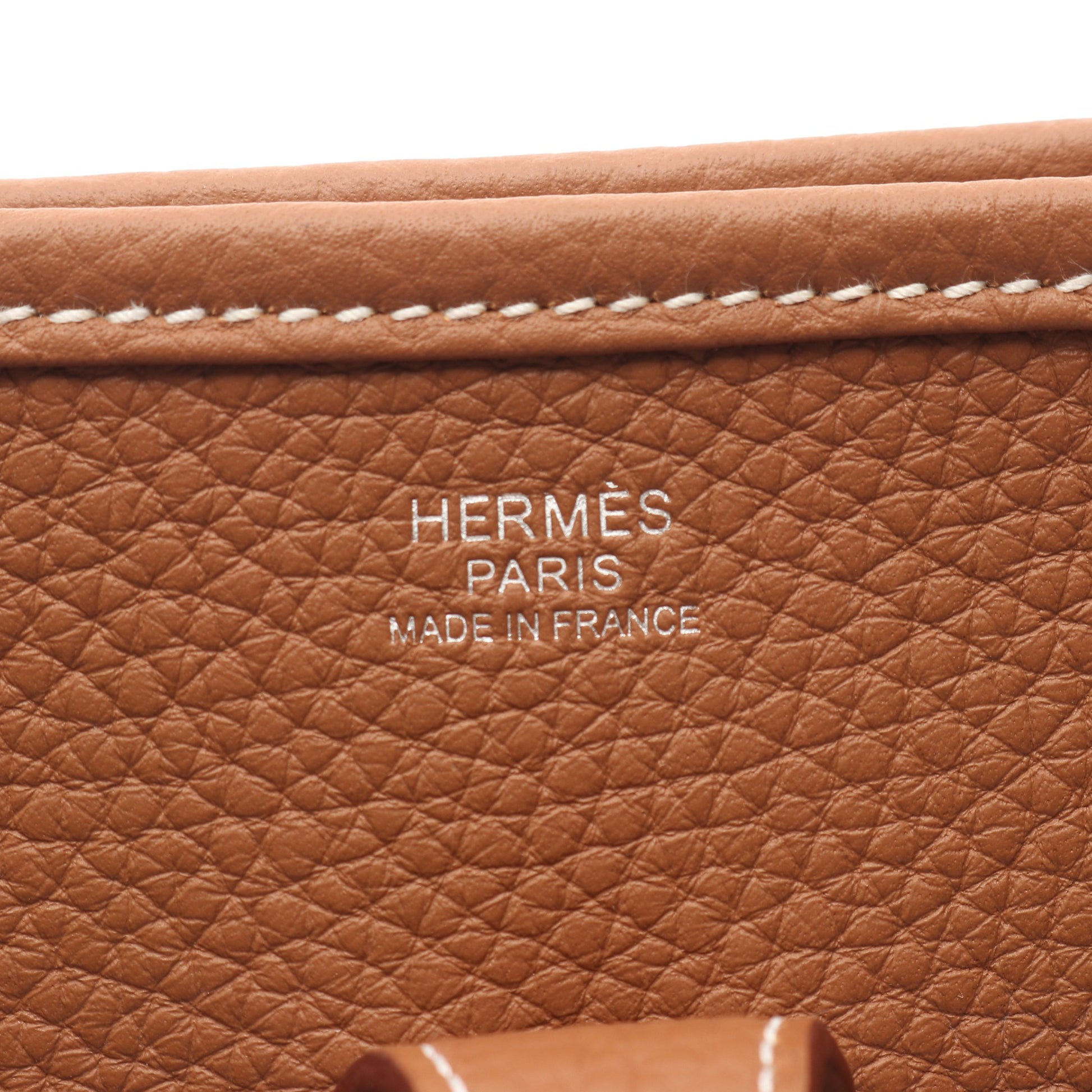 エヴリン 3 トロワ PM ゴールド ショルダーバッグ トリヨンクレマンス ブラウン シルバー金具 K刻印 エルメス バッグ HERMES
