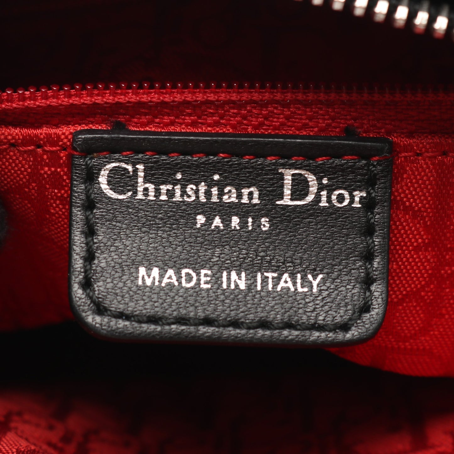 LADY DIOR レディディオール カナージュ ハンドバッグ レザー ブラック 2WAY クリスチャンディオール バッグ Christian Dior